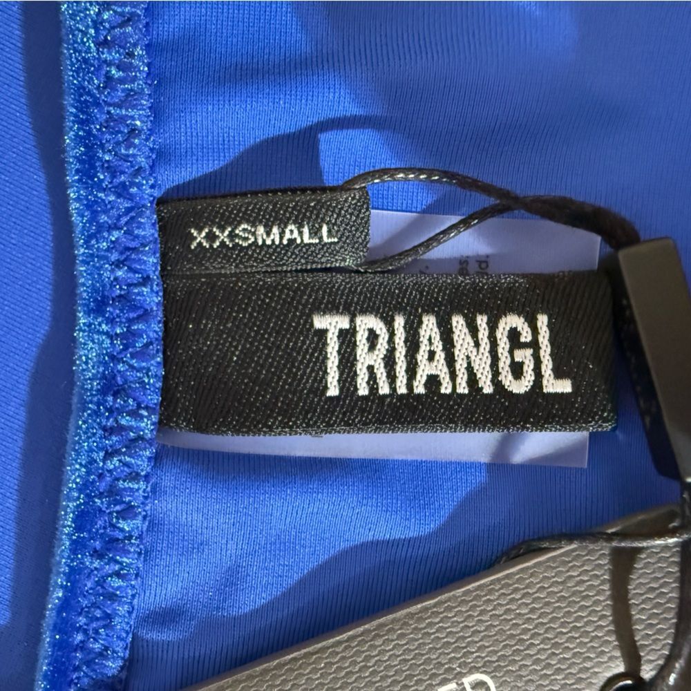 Triangl Swimwear Vibrant Blue Bikini Bottom - Picture 2 of 3